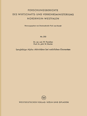 cover image of Langlebige Alpha-Aktivitäten bei natürlichen Elementen